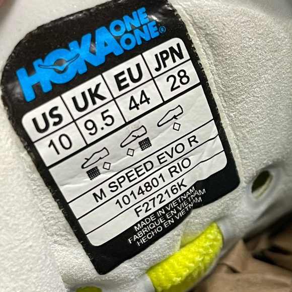 Men's Speed Evo R Hoka One One Competition Track Running Spikes 800-10k Size 10 - Picture 5 of 14